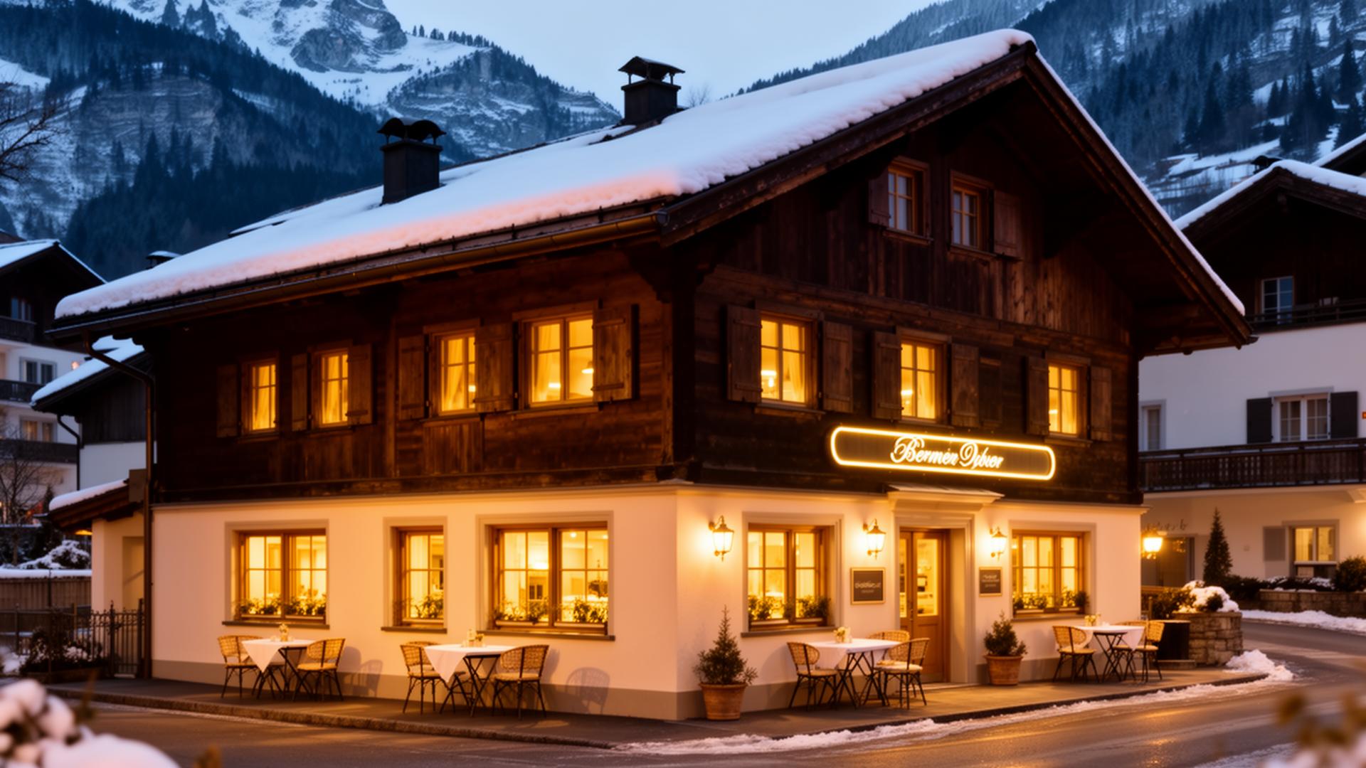 Einblick ins Restaurant Wiler in Spiez